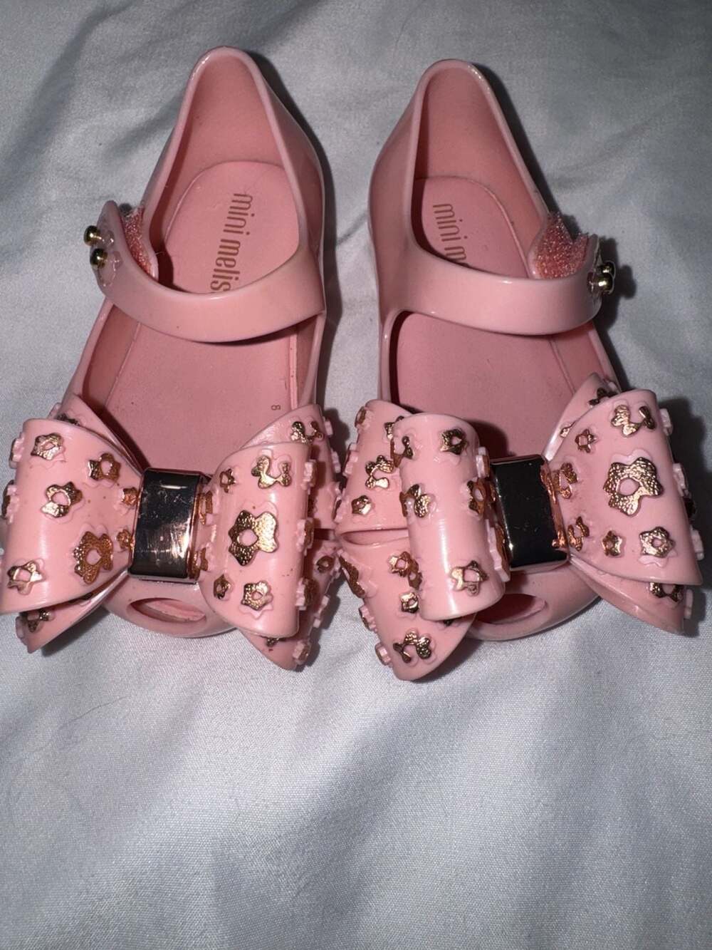Mini Melissa Ultragirl Sweet Toddler Metallic Pink Us Size 05